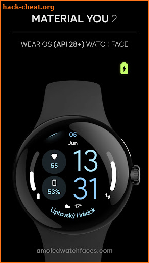 Material You 2: Watch face screenshot