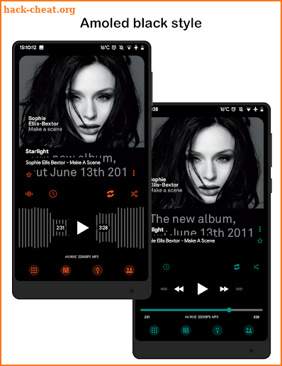 Material2 ⚡️ PowerAmp v3 Skin screenshot