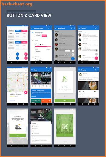 MaterialX - Android Material Design UI screenshot