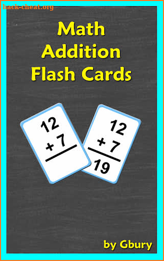 Math Addition Flash Cards screenshot