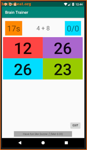 Math Brain Trainer screenshot