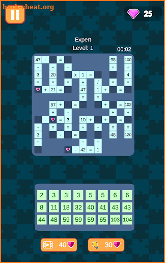 Math Cross Mania screenshot