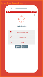 Math Exercises screenshot