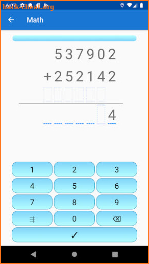 Math Exercises screenshot