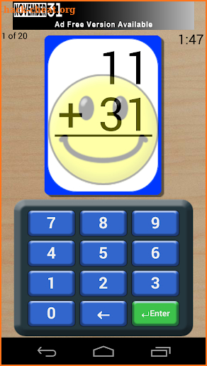 Math Flash Cards (Free) screenshot