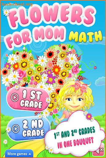 Math. Flowers for mom screenshot