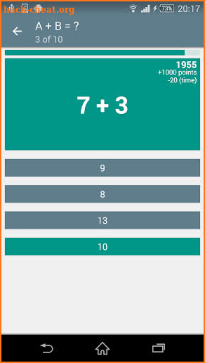 Math Game - Classic Brain Game screenshot