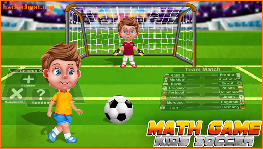 Math Game Kids Soccer screenshot