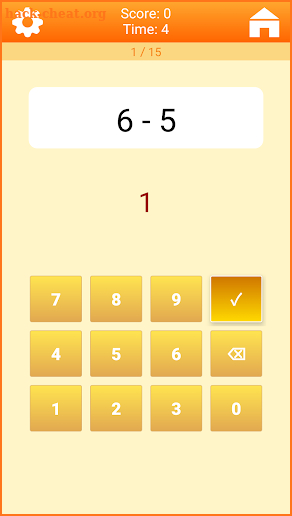 Math Games : Numpad screenshot