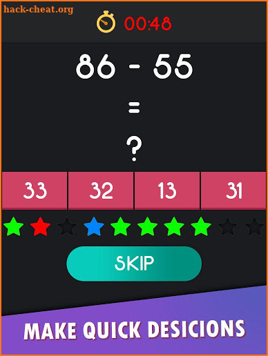 Math Guru: 2 Player Math Game screenshot