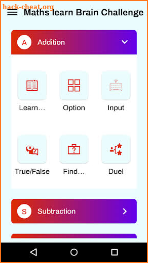 Math Learn Brain Challenge screenshot