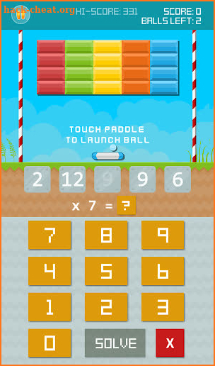 Math Tennis screenshot