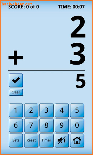 Math Whiz Flash Cards screenshot