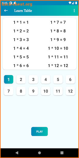 Mathematics Challenge and Play screenshot