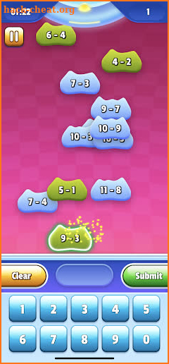 Mathletix Subtraction screenshot