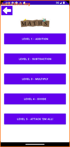 Maths Attack screenshot