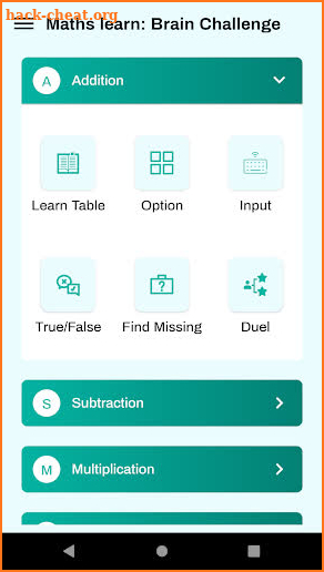 Maths learn: Brain Challenge screenshot