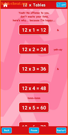 Maths Rockx EDU - Times Tables screenshot