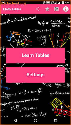 Maths Tables - Voice Guide screenshot