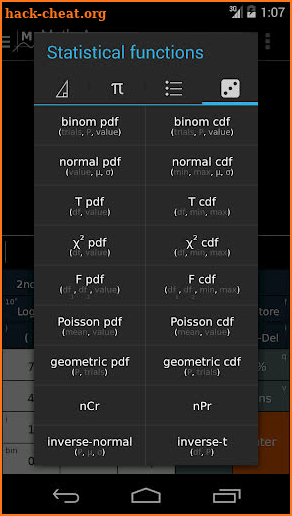 MathsApp Scientific Calculator screenshot