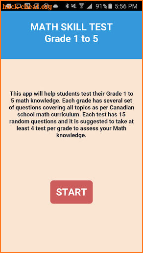 mathxpress grade 1 to 5 screenshot