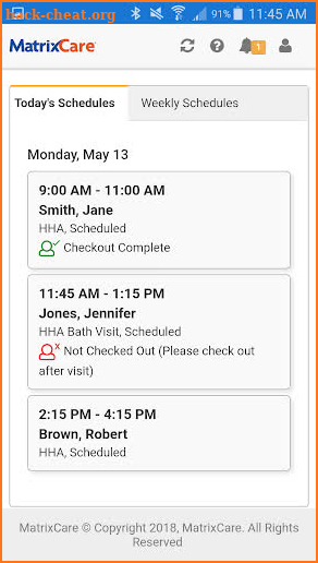 MatrixCare for Home Care screenshot