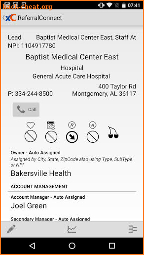 MatrixCare ReferralConnect Mobile App screenshot