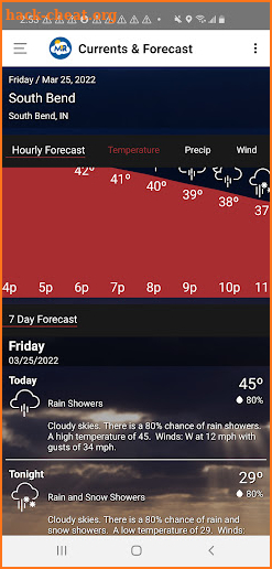 Matt Rudkin Weather screenshot