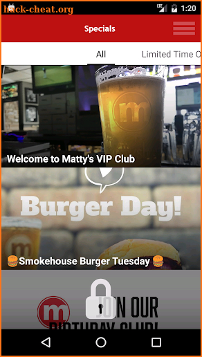 Matty's Bar & Grille screenshot