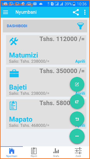 Matumizi screenshot