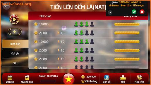 Mậu Binh - Tiến Lên - 4UPlay screenshot