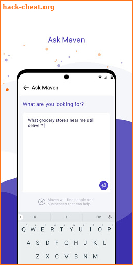 Maven Messenger: Chat, Shop, Get Recommendations screenshot