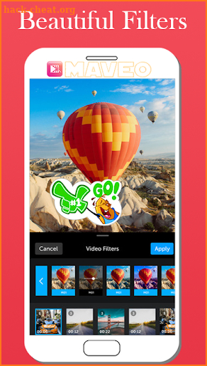 Maveo: Video Editor with Effects and Music screenshot