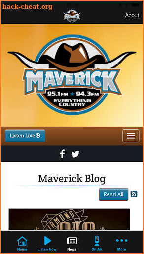 Maverick Radio NC screenshot