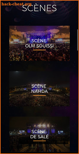 Mawazine App screenshot