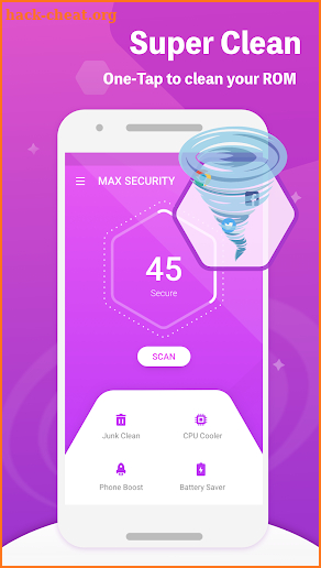 Max Security - Free Phone Booster,COOLER & CLEANER screenshot