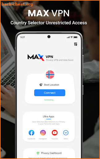 Max Turbo VPN App screenshot