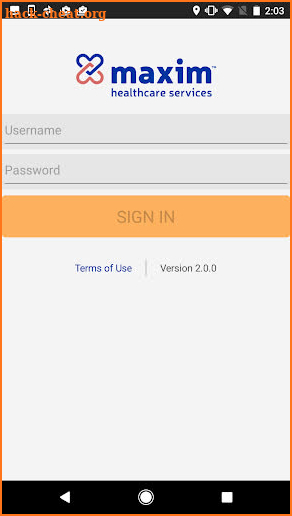 MaximCare Mobile screenshot