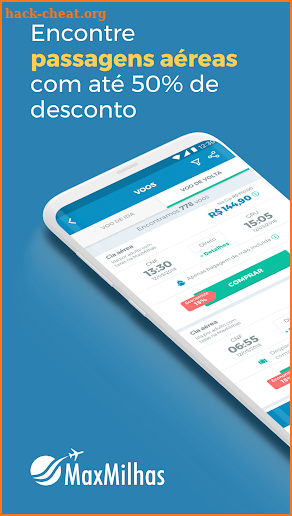 MaxMilhas - Passagens aéreas e voos com desconto screenshot