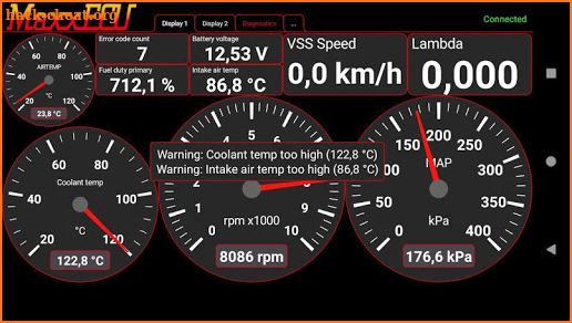 MaxxECU MDash screenshot