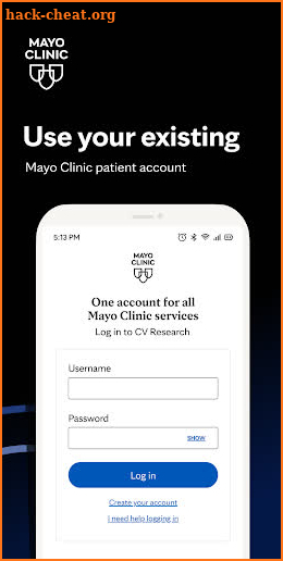 Mayo Clinic CV Research screenshot