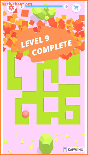 Maze - color fill - color flow - coloring games screenshot