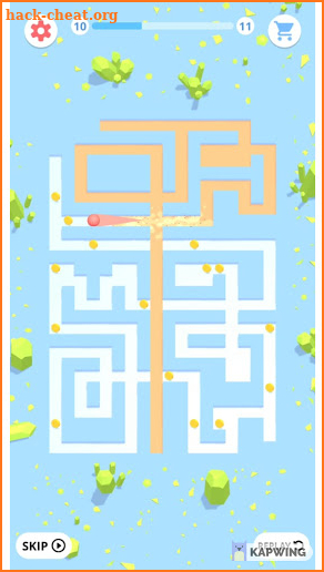 Maze - color fill - color flow - coloring games screenshot