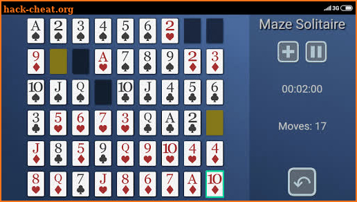 Maze Solitaire screenshot