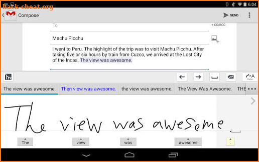 mazec3 Handwriting Recognition screenshot