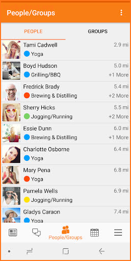 Mazingfriends: Interest Groups, People & Events screenshot