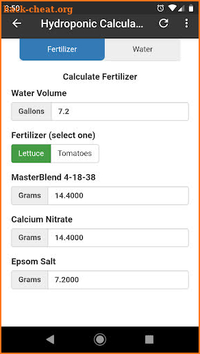 MB HydroCalc screenshot