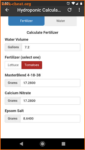 MB HydroCalc screenshot