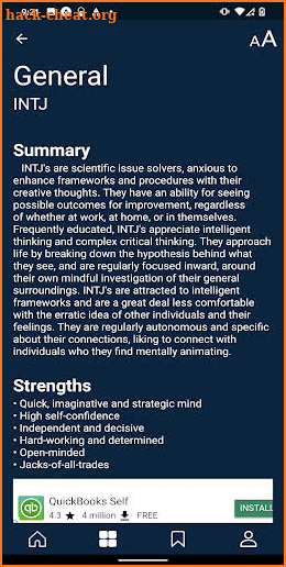 MB Personality Type screenshot