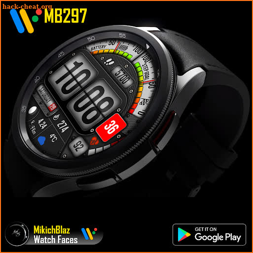 MB297 Digital Watch Face screenshot